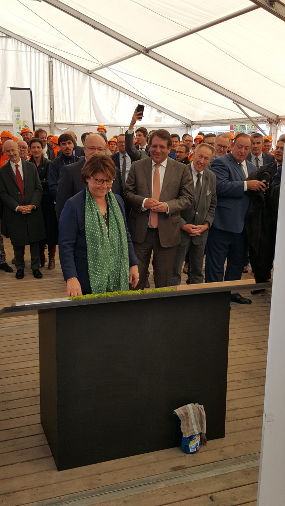 Première pierre posée pour le Biotope à Lille