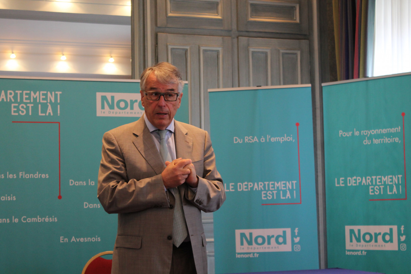 Jean-René Lecerf, président du Département du Nord, redoute une manœuvre «à la lyonnaise», laissant de côté le Département.