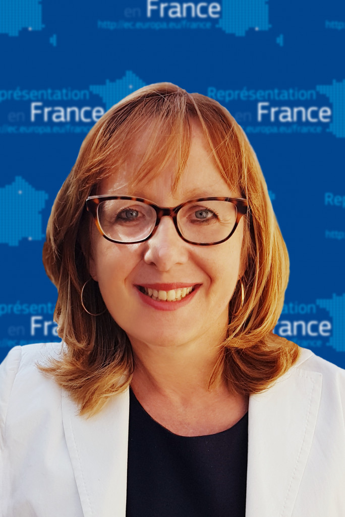 Isabelle Jégouzo, chef de la représentation de la Commission européenne en France, n'est pas une élue. Elle a un rôle de promotion des actions de l'Union européenne.