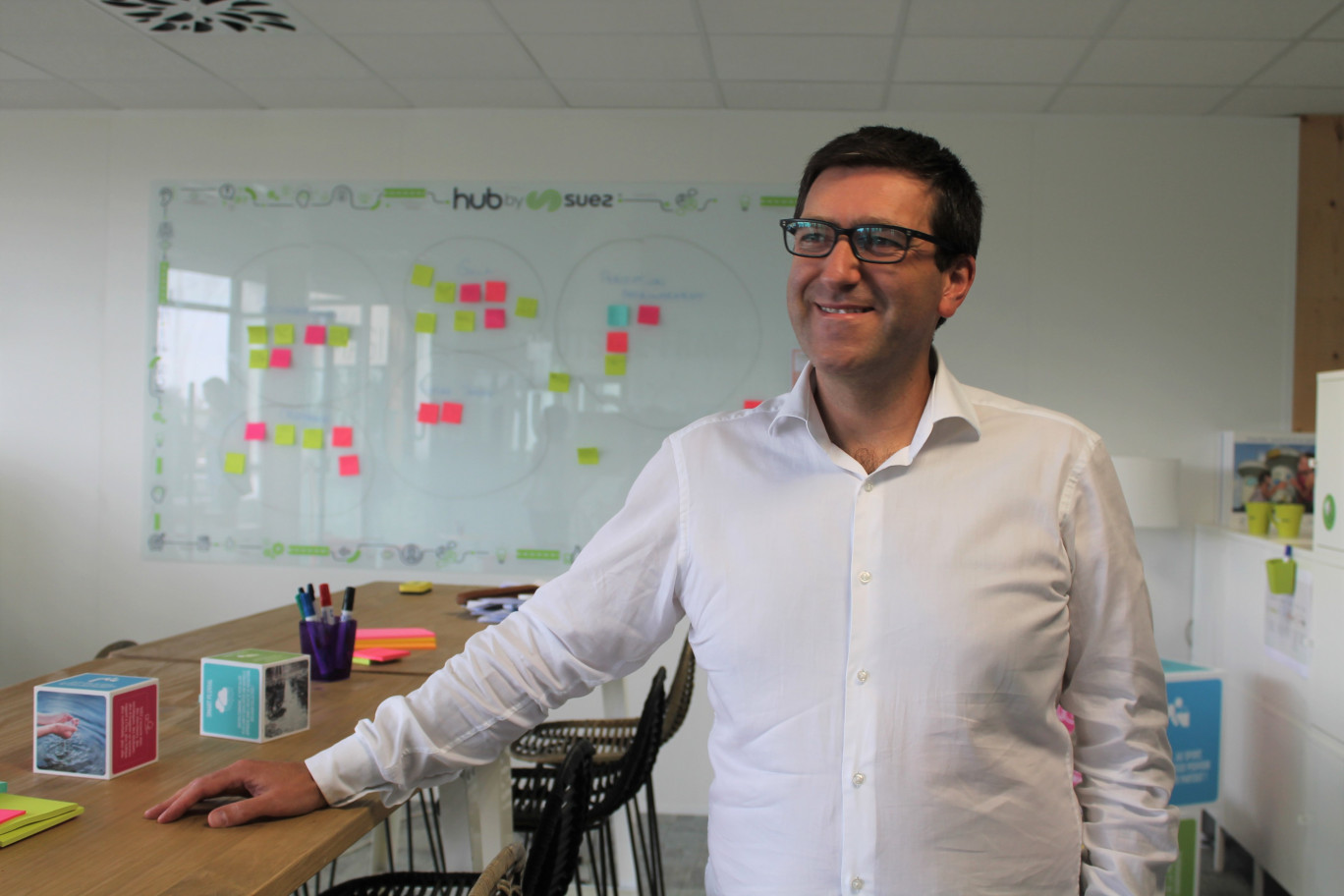 «Nous voulons dynamiser l'innovation en région et la mettre à disposition des clients», explique Xavier Aguirre, directeur commercial et innovation de la région Hauts-de-France chez Suez.