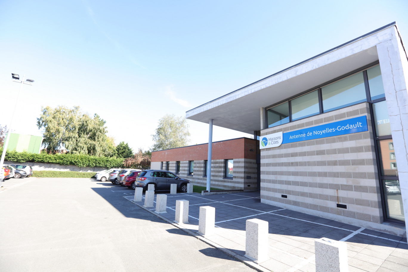 C’est dans l’ancienne agence Pôle emploi de Noyelles-Godault que le groupe Maisons et cités a posé ses valises.