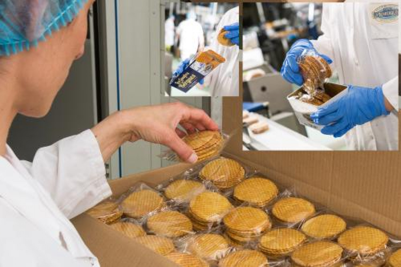 Le personnel est mixte : 50% d’hommes à la pâtisserie, 50% de femmes, plutôt à l’emballage.