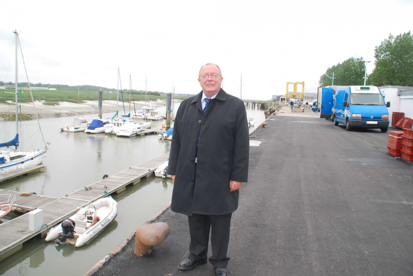 Vice-président du département du Pas-de-Calais en charge de l’agriculture et de la pêche, Claude Allan est aussi président du conseil consultatif du port d’Étaples.