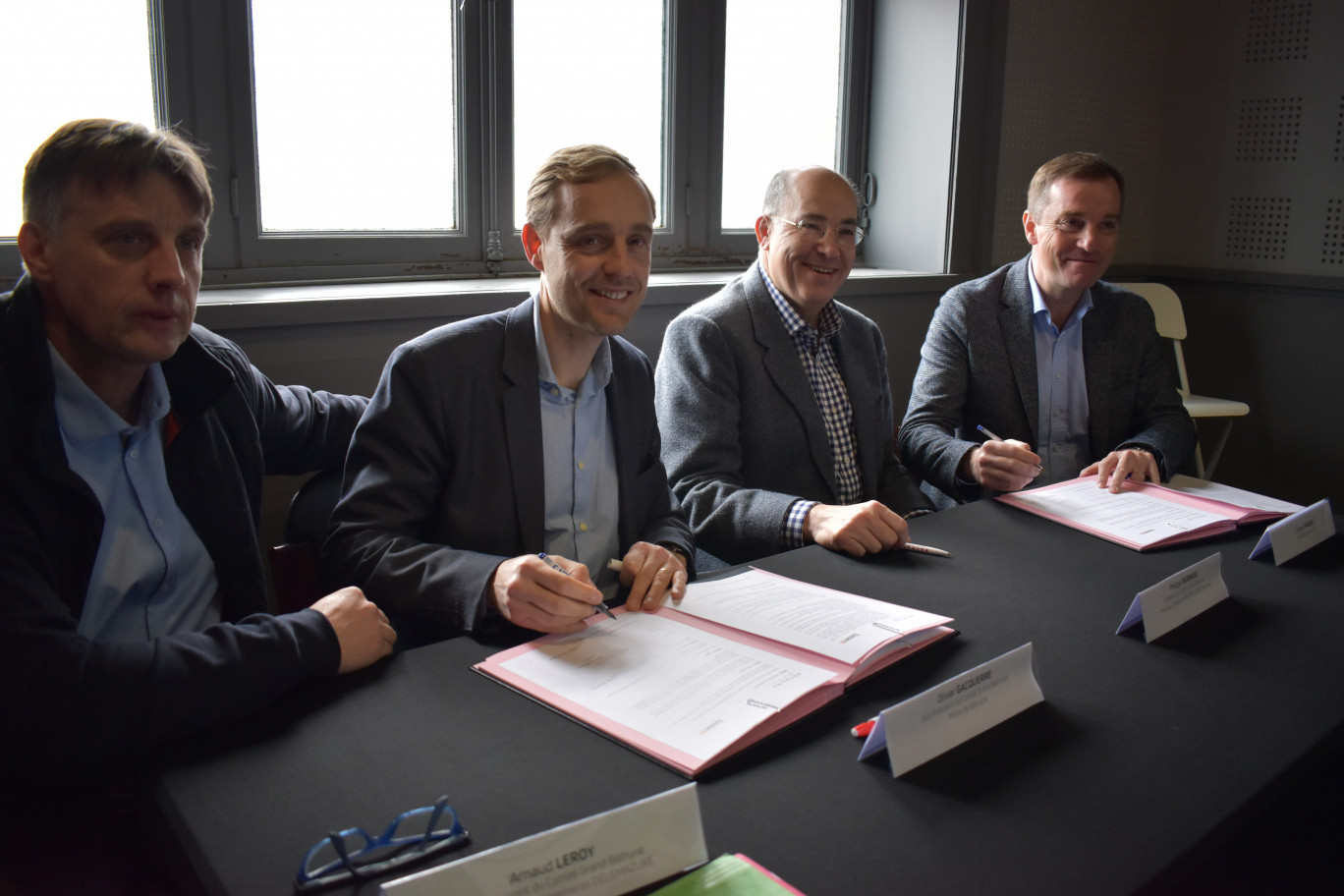 L’accord entre Base10, la Ville et le Comité Grand Béthune a été signé le 28 février dernier. 