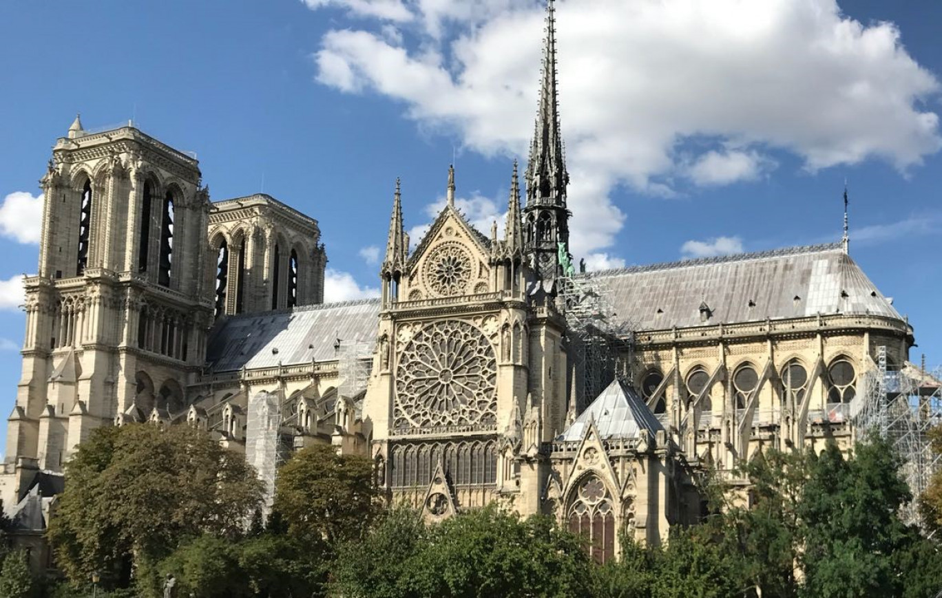 Notre Dame de Paris en août 2018 © DR