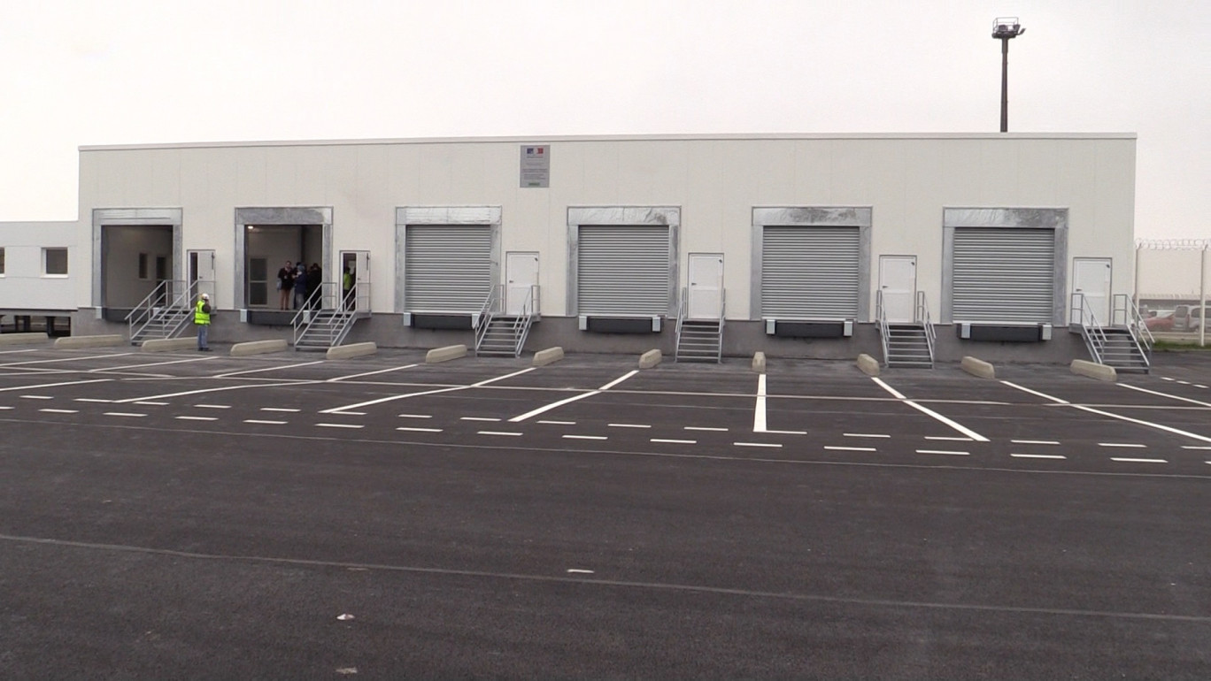 Le bâtiment du SIVEP inauguré au port de Calais.﻿