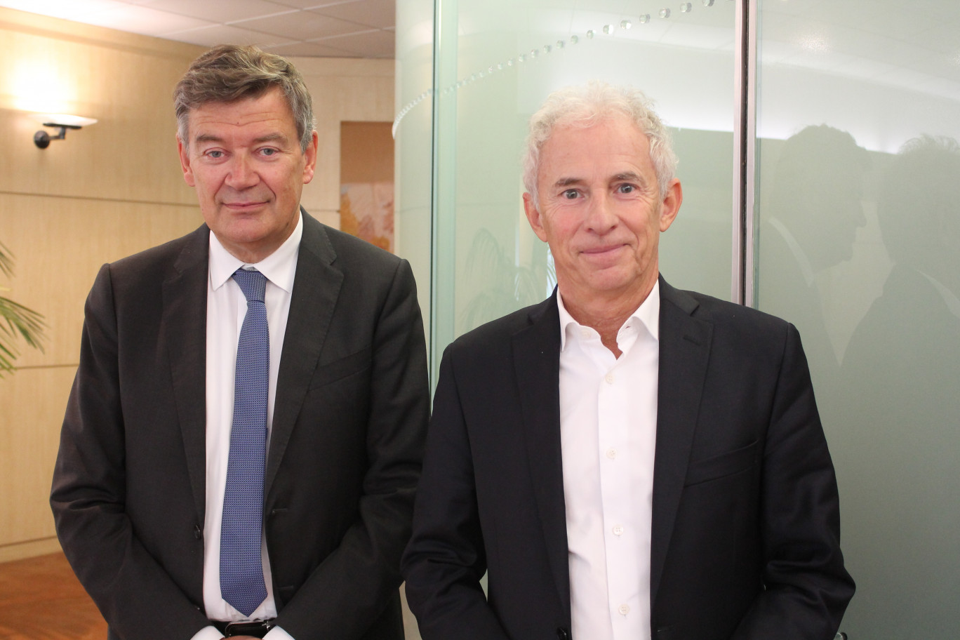 Philippe Hourdain, président du conseil d'administration BPN, et Fabrice Bouvier, directeur général de BPN. 