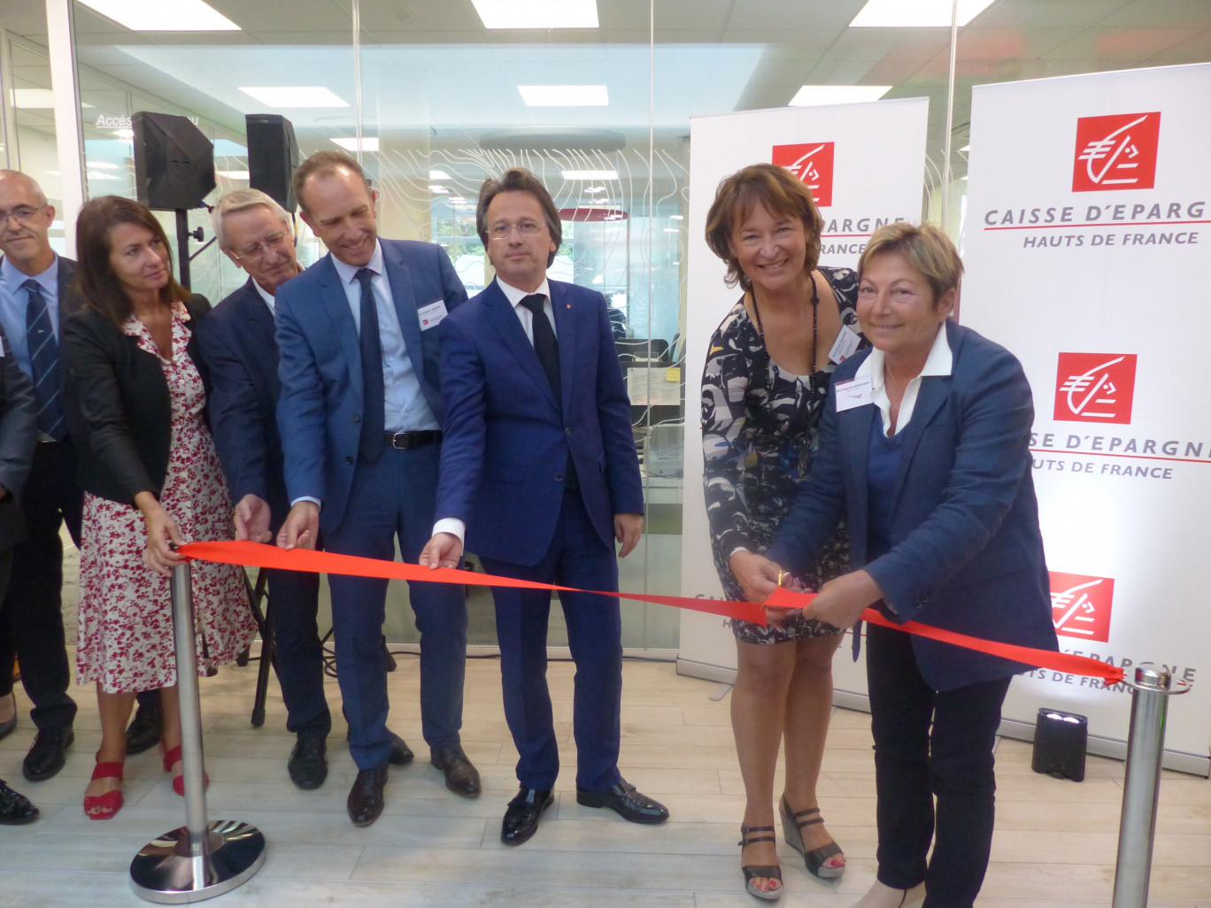 Inauguration de l’agence Caisse d’épargne Calais Paul-Bert