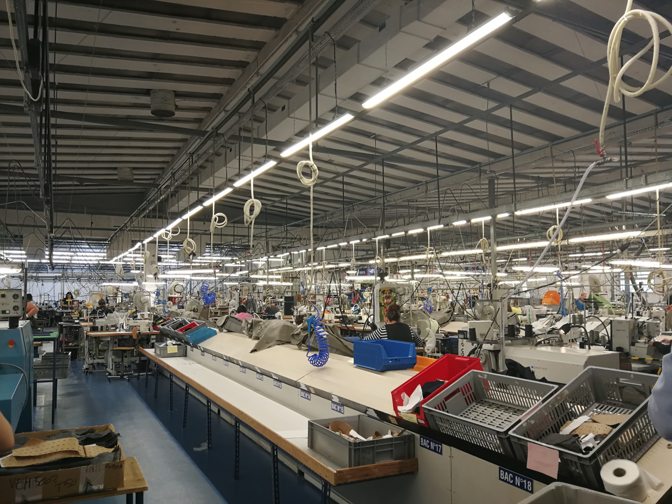 Dans les ateliers de Balsan à Calais.