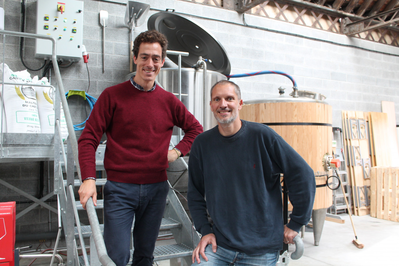 Aymeric Segard et Pierre-André Zimmermann, deux passionnés de bière.