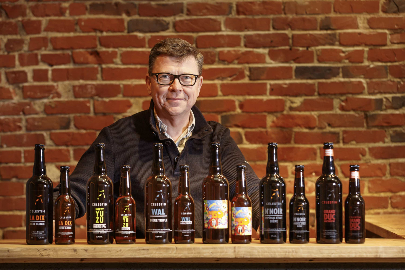 Amaury d'Herbigny, fondateur de la micro-brasserie Célestin. Crédit photo Brasserie Célestin.