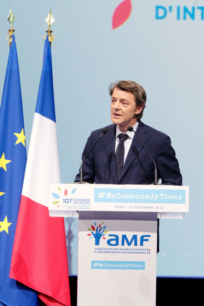 «Nous attendons d'Emmanuel Macron qu'il clarifie sa position» souligne François Baroin, président l’Association des Maires de France. © Aurélien Faidhy-AMF