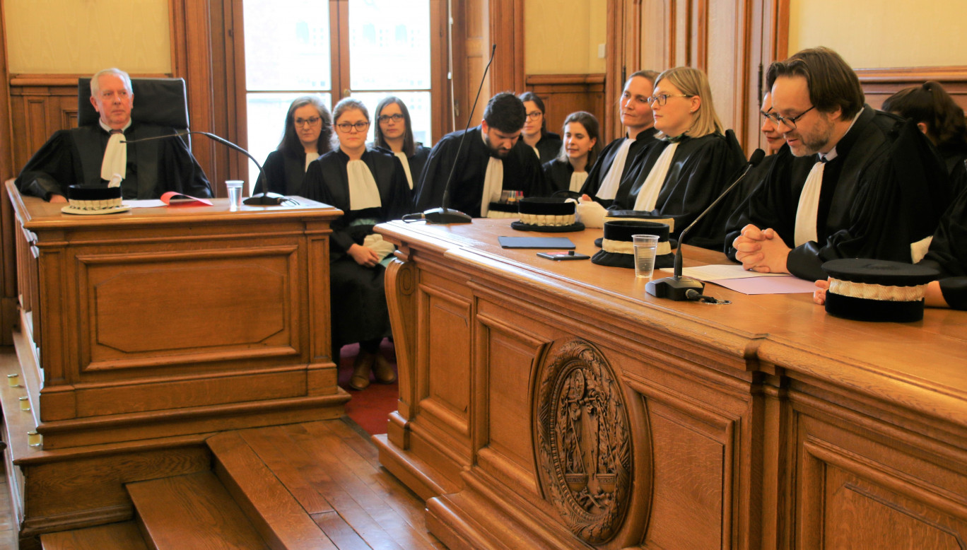 Le procureur de la République, André Lourdelle, et le président du tribunal, Nicolas Houx.

