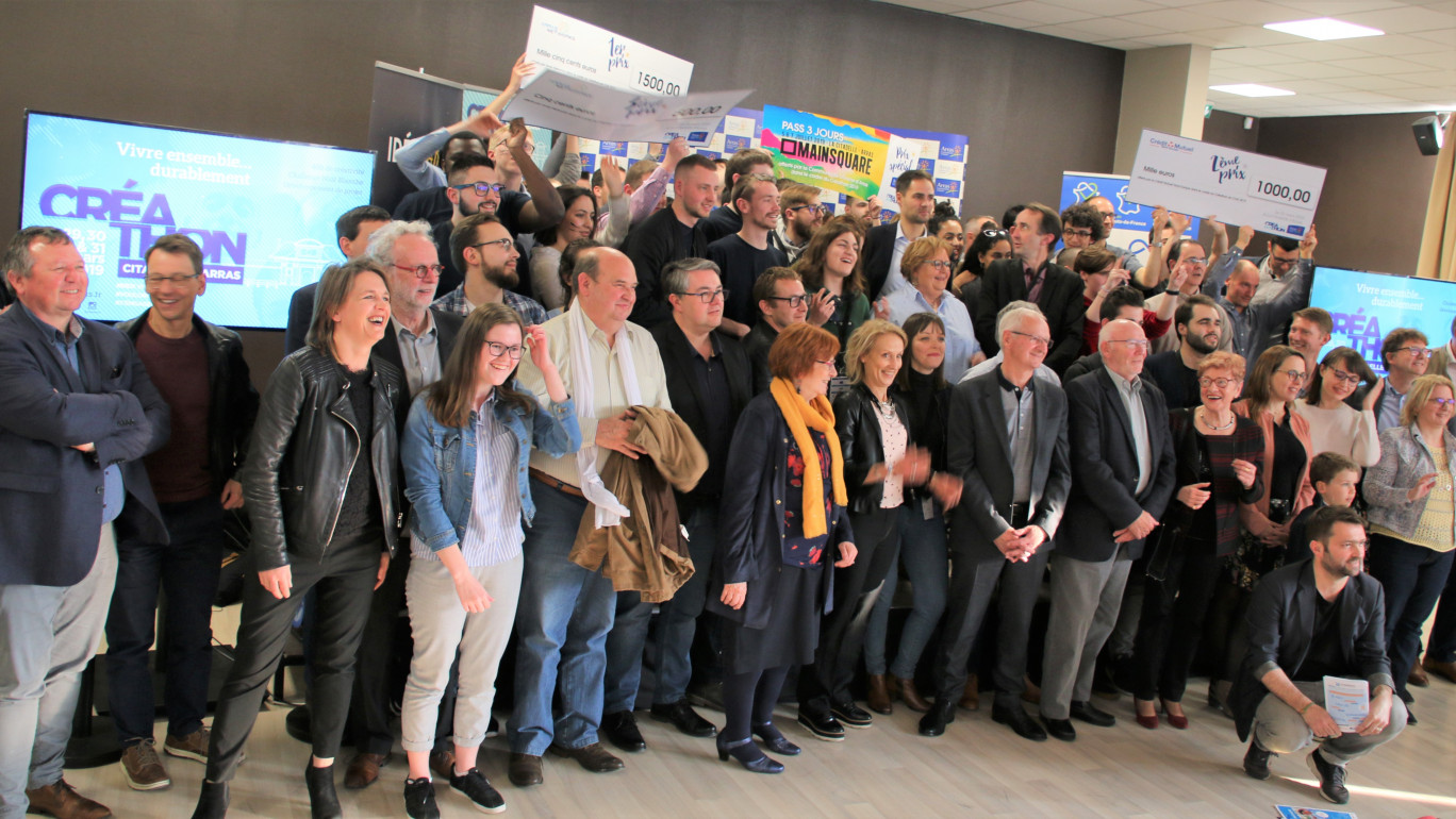 Un bel instant lors de la clôture du Créathon 2019.