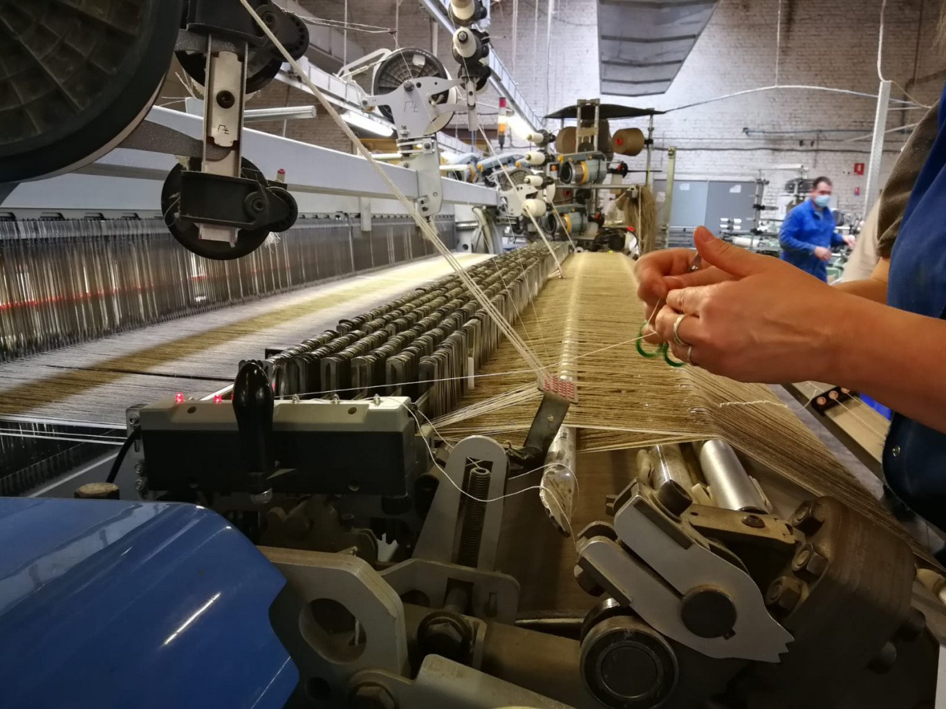  « Le seul trou dans la raquette d’une filière lin 100 % Made in France est l’absence de filature en France ».Crédit photo :  Aletheia Press / LoPe