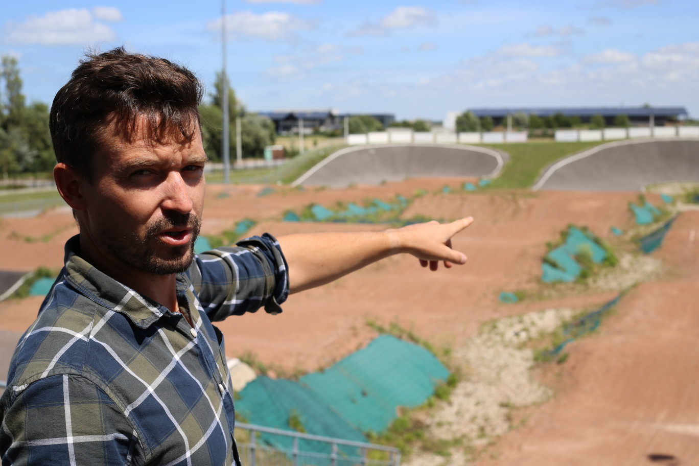 Ancien coureur de haut niveau, Thomas Hamon conçoit des pistes de BMX depuis maintenant 8 ans. © Aletheia Press / C. Escaillet