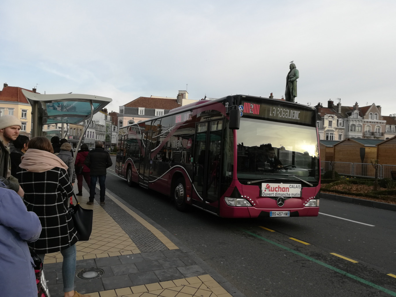 A Calais, la gratuité des bus est entrée en vigueur fin 2019. (©Aletheia Press / MR)
