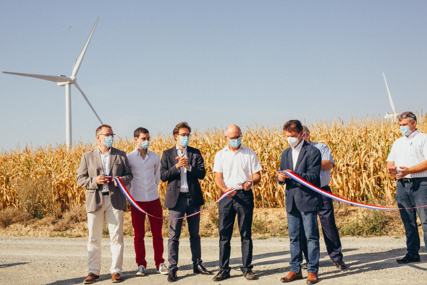 Le plus puissant parc éolien d'Engie Green inauguré dans le Caudrésis