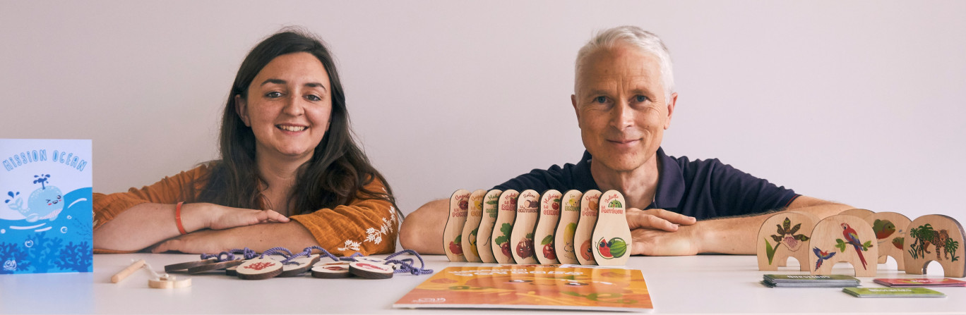 
Morgane de Villers et François-Xavier Poulain, fondateurs de Sloli.