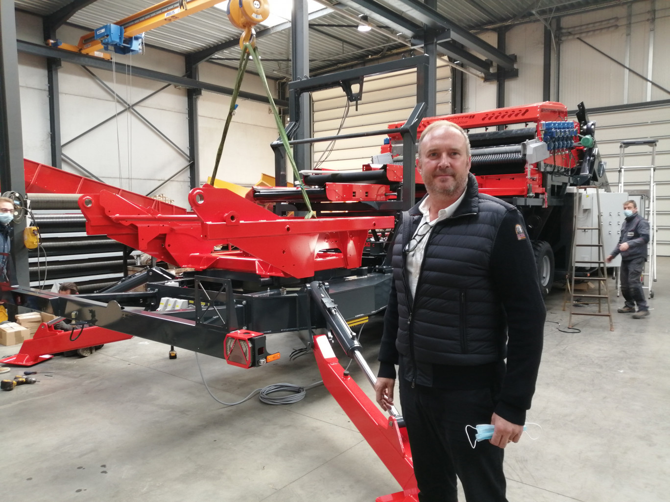 Dubrulle/Downs produit des machines monumentales conçues pour assister les producteurs de légumes, et plus particulièrement de pommes de terre. (Aletheia Press /C. Escaillet)