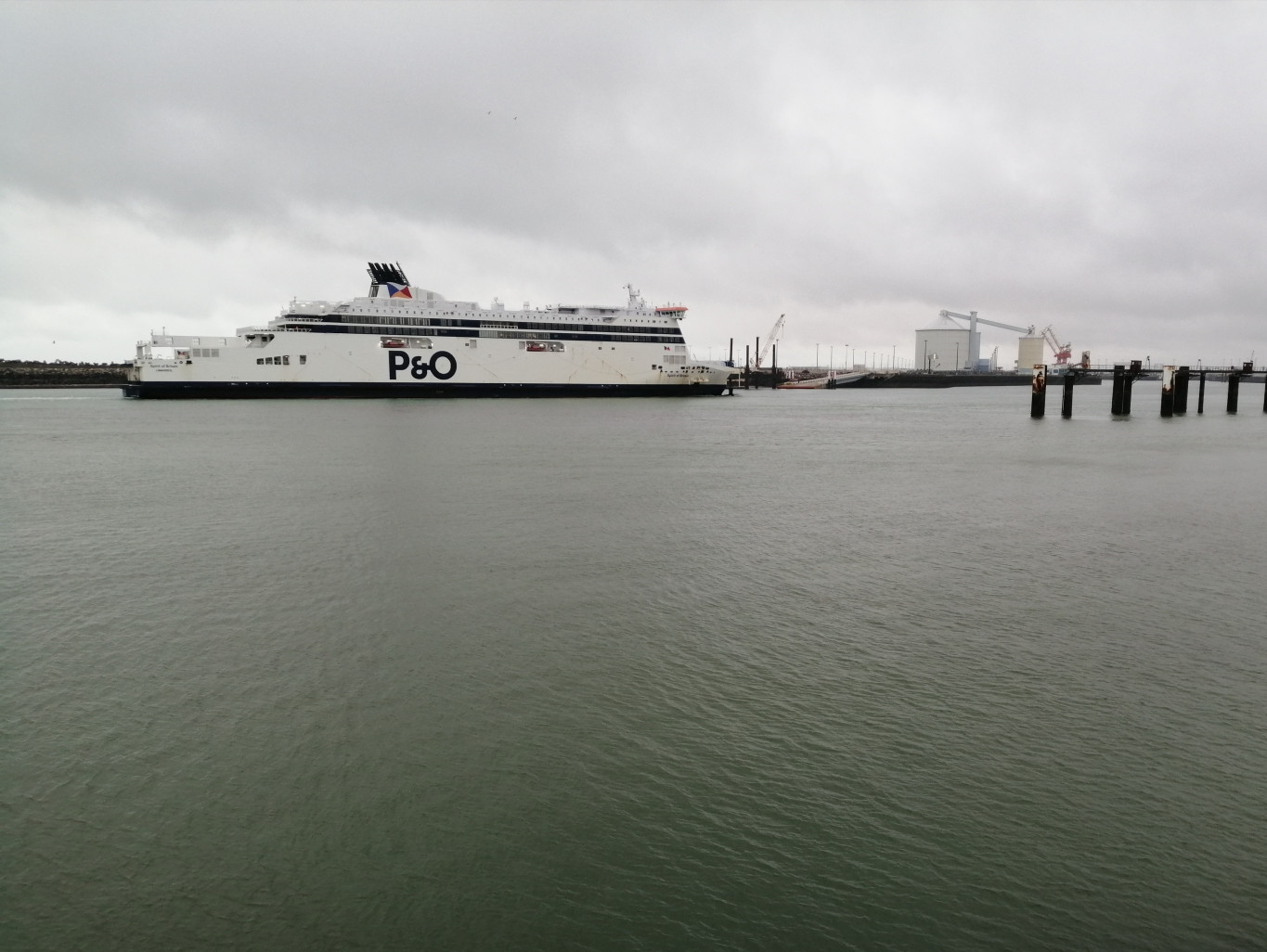P&amp;O ne circule plus qu'avec trois navires et demi sur la liaison Calais-Douvres. (Aletheia Press  / C. Escaillet)