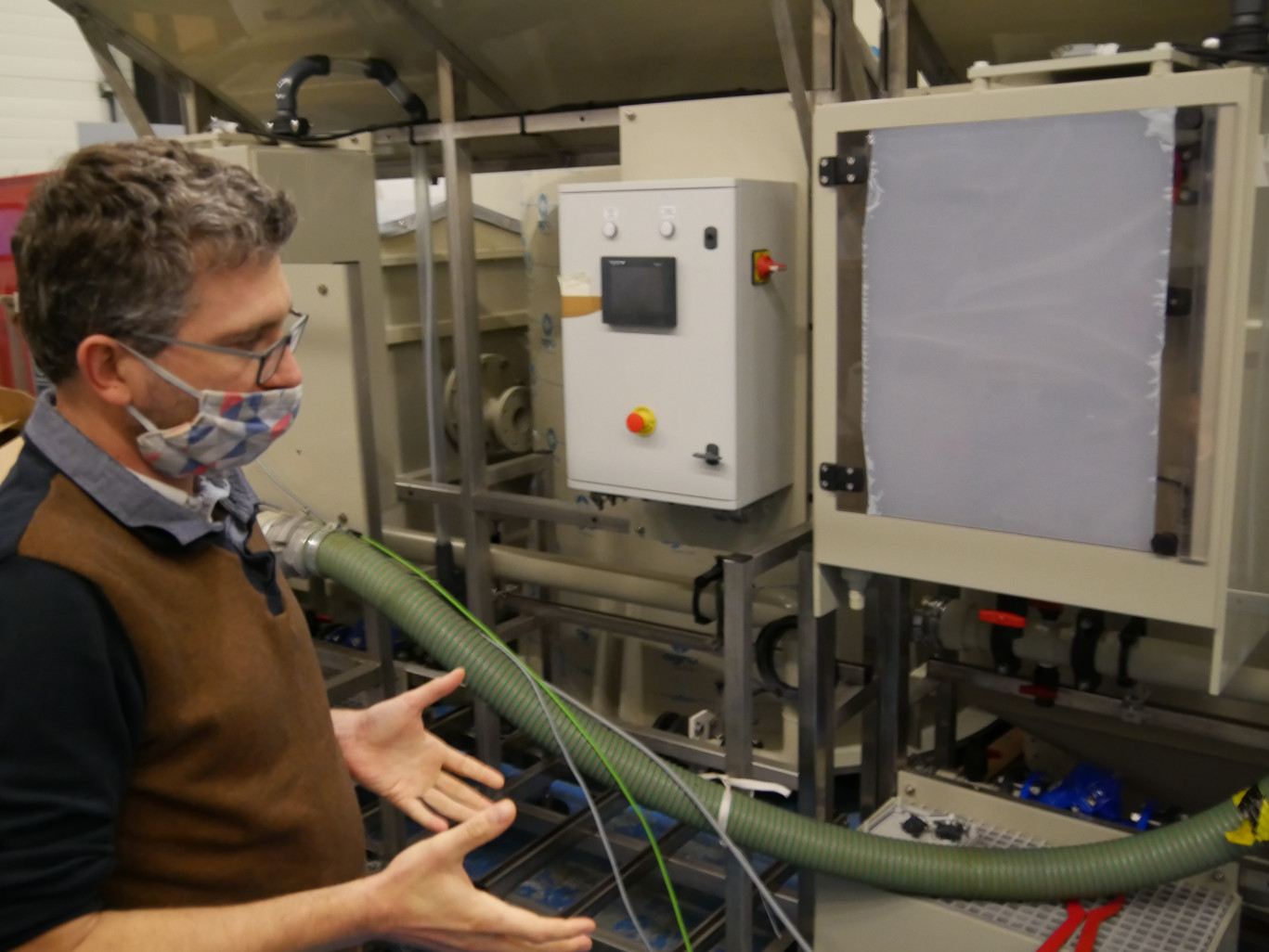 Les stations d’épuration d’Exocell sont mobiles et modulables. (Aletheia Press / MR)