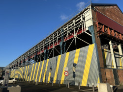 Halle principale de l&#039;écoquartier Fives Cail, où seront installés les espaces de travail «La Loco»