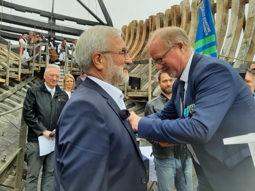 Christian Cardin, gérant de la SARL Tourville développement, distingué