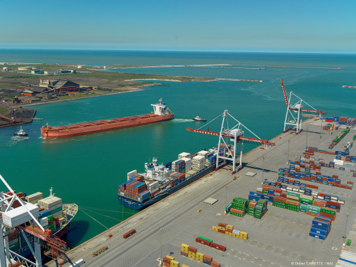 53 millions de tonnes de produits sont passés par le port de Dunkerque en 2019