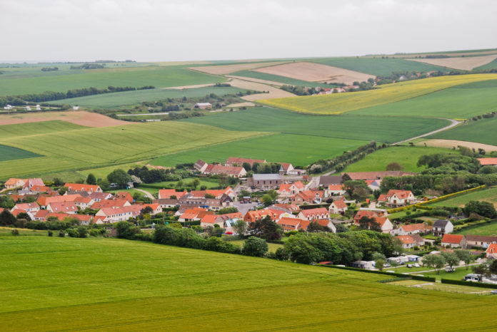 Village d'Escalles, cap Blanc-Nez, France