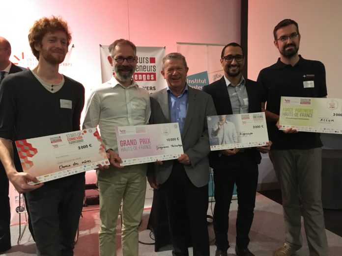 Martin Bué, Jean-François Bouin, Jean-Marie Savalle, Soufiane Azdad et David Cnockaert